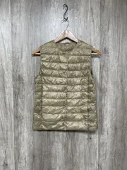 UNIQLO ユニクロ ウルトラライトダウンベスト ダウンベスト sizeM/ベージュ ◆■ レディース