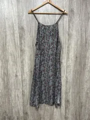 ITEMS URBAN RESEARCH ペイズリー柄 ロング丈 キャミソール ワンピース sizeF/茶 ■■ レディース