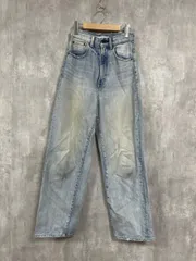 MOUSSY マウジー ダメージ ルーズ ストレート イージー デニムパンツ size24インチ/－ ■■ レディース