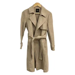theory(セオリー) コート サイズS レディース美品  - ベージュ 長袖/カシミヤ混/ロング丈/秋/冬