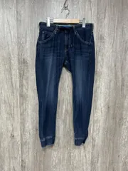 Lee リー デニムジョガーパンツ ユニセックス クロップド デニムパンツ size28/紺 ■■ メンズ