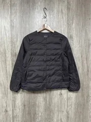 無印良品 軽量ノーカラーダウンジャケット ダウン ジャケット sizeM/黒 ◆■ レディース