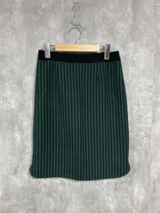 ketty ケティ ストライプ ミニ タイト スカート size2/黒ｘ緑 ■■ レディースのサムネイル
