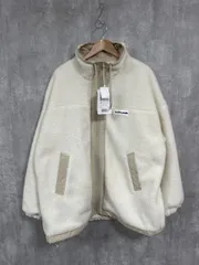 美品 JaVa タグ付き ボアジャケット ブルゾン ジャケット sizeXL/アイボリー ◆■ レディース