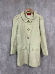 Apweiser-riche 2WAY ノーカラー ステンカラー コート size1/黄緑 ◆■ レディース