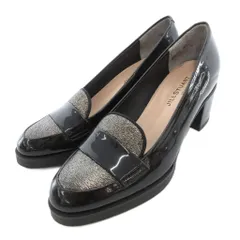 ジルスチュアート JILL STUART ローファー パンプス エナメルレザー 皮革 23cm 黒 /UO