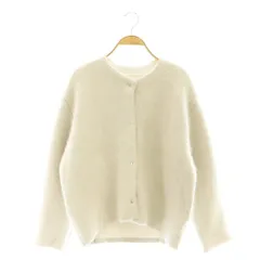 アプワイザーリッシェ Apuweiser-riche 23AW ラメニットコクーンショートジャケット ノーカラージャケット 2 グレージュ /DF ■OS