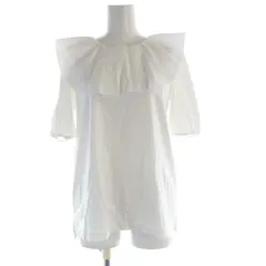 23区 オンワード樫山 カットソー ビックカラー 半袖 38 白 ホワイト KKWOSM6849 /RO