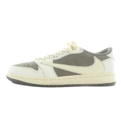 ナイキ NIKE × トラヴィススコット Travis Scott Air Jordan 1 Low OG SP Reverse Mocha Sail and Ridgerock スニーカー US8.5 26.5㎝ 茶色 ベージュ DM7866-162のサムネイル