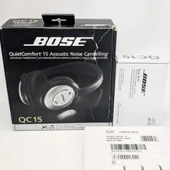 BOSE QC15 ノイズキャンセリング QuietComfort 15 替えパッド付 動作品 難あり
