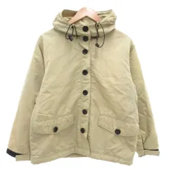 ダナキャランニューヨーク DKNY ヴィンテージ マウンテンパーカー ジャケット S フード ナイロン ベージュ /AE