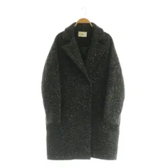 フォーク FOLK ウール コート チェスター ロング 1 ブラック /MY ■OS