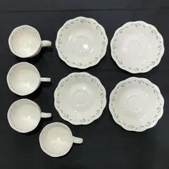 NIKKO ニッコー カップ・ソーサー 絵変わり 花柄 4客 