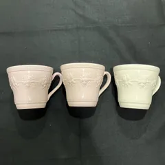 WEDGWOOD ウェッジウッド マグカップ FESTIVITY PINK フェスティビティ ピンク 3客 