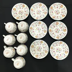 Minton ミントン カップ・ソーサー ハドンホール グリーン ティーカップ 7客 