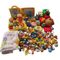 ★  アンパンマン あんぱんまん グッズ 大量 8.6㎏ まとめ フィギュア ソフビ カプセルトイ ピープー人形 毛布 ブロックラボドール おもちゃ 等 現状品