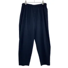 HOMME PLISSE ISSEY MIYAKE オム プリッセ イッセイ ミヤケ 22SS プリーツパンツ HP21JF198 ネイビー 1のサムネイル