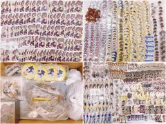 大量 じゃすぱー まとめてセット CR CrazyRaccoon 缶バッジ アクリルスタンド チェキ ステッカー フィギュア GIGO ローソン 他