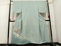 訪問着 身丈 裄 作家もの 京加賀友禅 牡丹 霞 花菱 着物 053b - メルカリ
