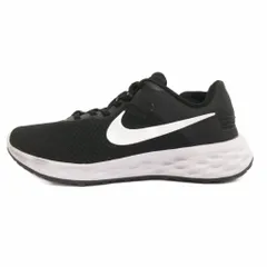 ナイキ NIKE 美品 レボリューション 6 フライイーズ ランニングシューズ スニーカー 23.5cm 黒 ブラック ■GY99