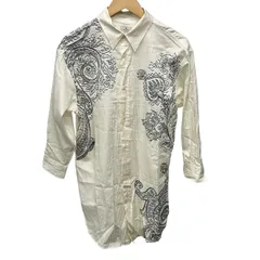 ETRO(エトロ) 長袖シャツ サイズS メンズ美品  - アイボリー×黒 ストライプ