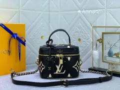 黒 LOUIS VUITTON ルイヴィトン ルイヴィトン ショルダーバッグ 黒 アンプラント ヴァニティPM 2WAYショルダーバッグ