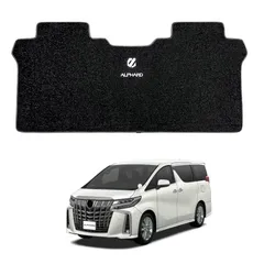 新品 【beyond self】アルファード 30系 ガソリン車 フロアマット 2列目 セカンドラグマット ロゴあり 絨毯 傷防止 汚れ防止 レール隠し カスタムパーツ 車種専用設計 取付簡単