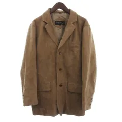 ウィンドアーマー WIND ARMOR テーラード ジャケット スエード レザー 3B 長袖 L ベージュ ■GY99