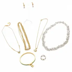 ケイトスペード KATE SPADE ニナリッチ コーチ クレージュ 8点セット ネックレス バングル リング イヤリング シルバーカラー ゴールドカラー /AE ■GY14