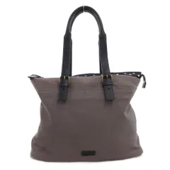 ポールスミス PAUL SMITH トートバッグ 手提げ キャンバス レザー グレー /FF