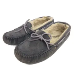 アグ オーストラリア UGG australia ダコタ Dakota モカシン スリッポン ボア ムートン 5612 US5.5 24cm 紺 ネイビー系