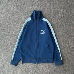 80ｓ　PUMA　トラックジャケット　ジャージ　レトロ刺繍　ヴィンテージ