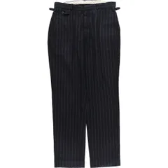 古着 ラルフローレン Ralph Lauren POLO by Ralph Lauren ストライプ柄 コットン スラックスパンツ メンズw34相当/eaa607472