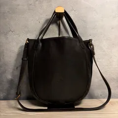 IL BISONTE レザー 2WAY ショルダーバッグ ダークブラウン