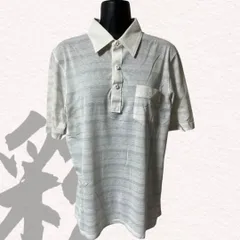 Munsingwear Grand-Slam　マンシングウェアグランドスラム　ポロシャツ　ストライプ　薄手