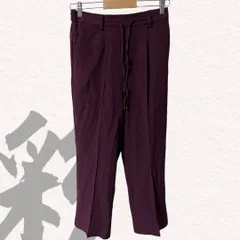 terawear emu パンツ　カジュアル　紫色　Lサイズ　ゴムウエスト　スラックス