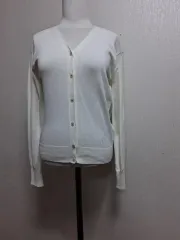 ブルーレーベル クレストブリッジ コットンニットカーディガン レディース55 38