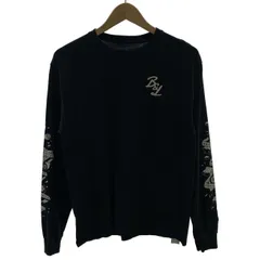 Champion　ロンT　長袖　トップス　クルーネック　袖プリント　アメカジ　古着