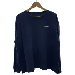 patagonia　ロンT　長袖　トップス　クルーネック　ロゴT　ブランドロゴ　プリント　オーバーサイズ　アウトドア　古着