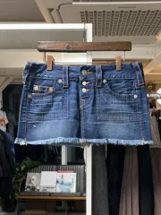 トゥルーレリジョン デニム マイクロ スカート