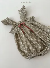 【即納】monbebe フラワーフリルスーツ