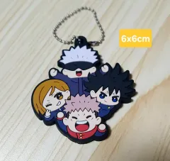 呪術廻戦 五条 悟 ラバーキーホルダー