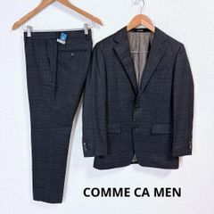 未使用品✨コムサイズム×YUNSA 3ピース スーツ XL ネイビー チェック