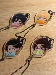 進撃の巨人 カプッラアイスクリーム キーホルダー まとめ リヴァイ ハンジ アルミン ミカサ