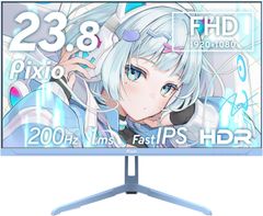 【美品】Pixio PX248 WAVEB 液晶ディスプレイ PX248WAVE 23.8インチ ブルー