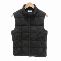 シップス SHIPS ダウンベスト ジップアップ 迷彩柄 カモフラージュ S カーキ /HOのサムネイル