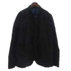 アルマーニ コレツィオーニ ARMANI COLLEZIONI ナイロンジャケット 長袖 フルジップ 無地 ダークネイビー M-Lのサムネイル