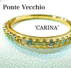 ポンテヴェキオ◇カリーナ*9号*サファイアリング*フルエタニティ*K18