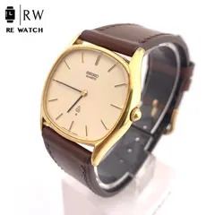 【中古】SEIKO 7820-5220 クォーツ 腕時計 アイボリー