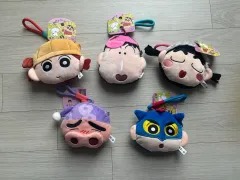 新品 クレヨンしんちゃん ストラップ 顔 コインケース ポーチ キーホルダー